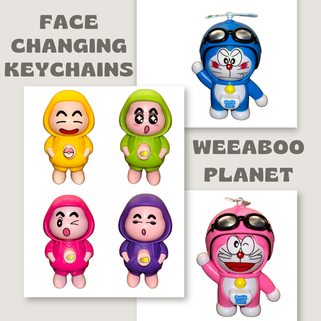 Face Changing Keychains