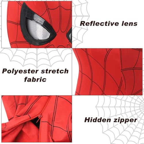 Spiderman Mask | with Moving Eyes, Jaw Motion