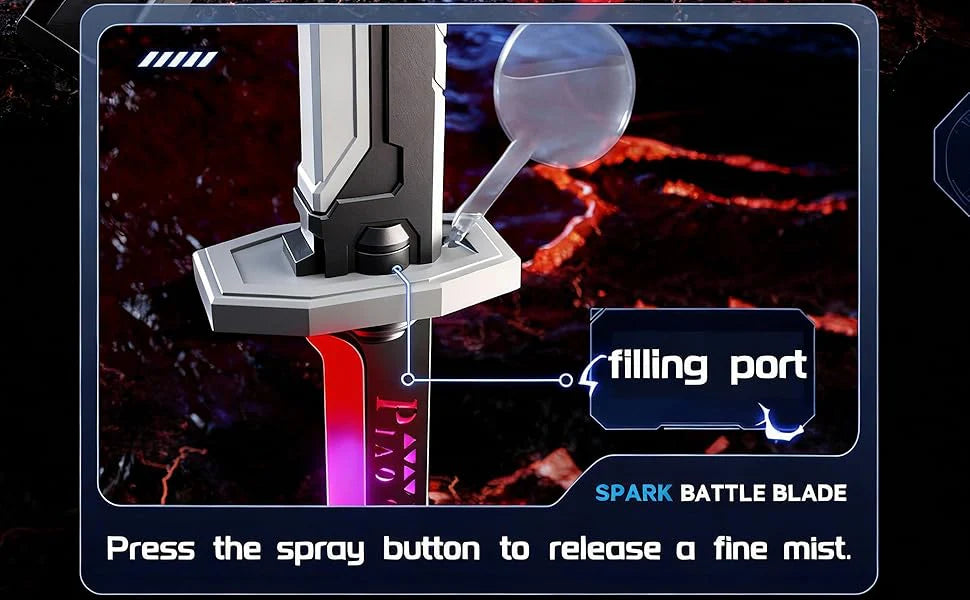 LED Sparking Katana