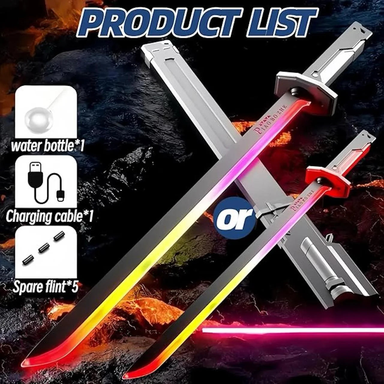 LED Sparking Katana
