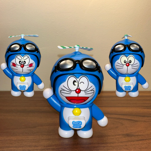 Blue Face Changing Doraemon Keychain