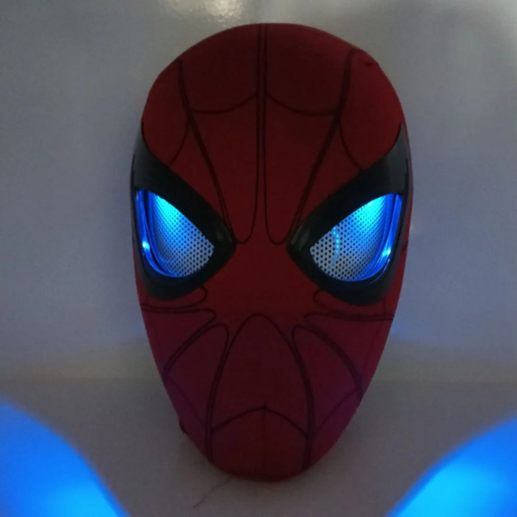 The Amazing Spider-Man Cosplay Mask with Remote-Controlled Moving Led Eyes || Breathable Material, Unisex || MARVEL