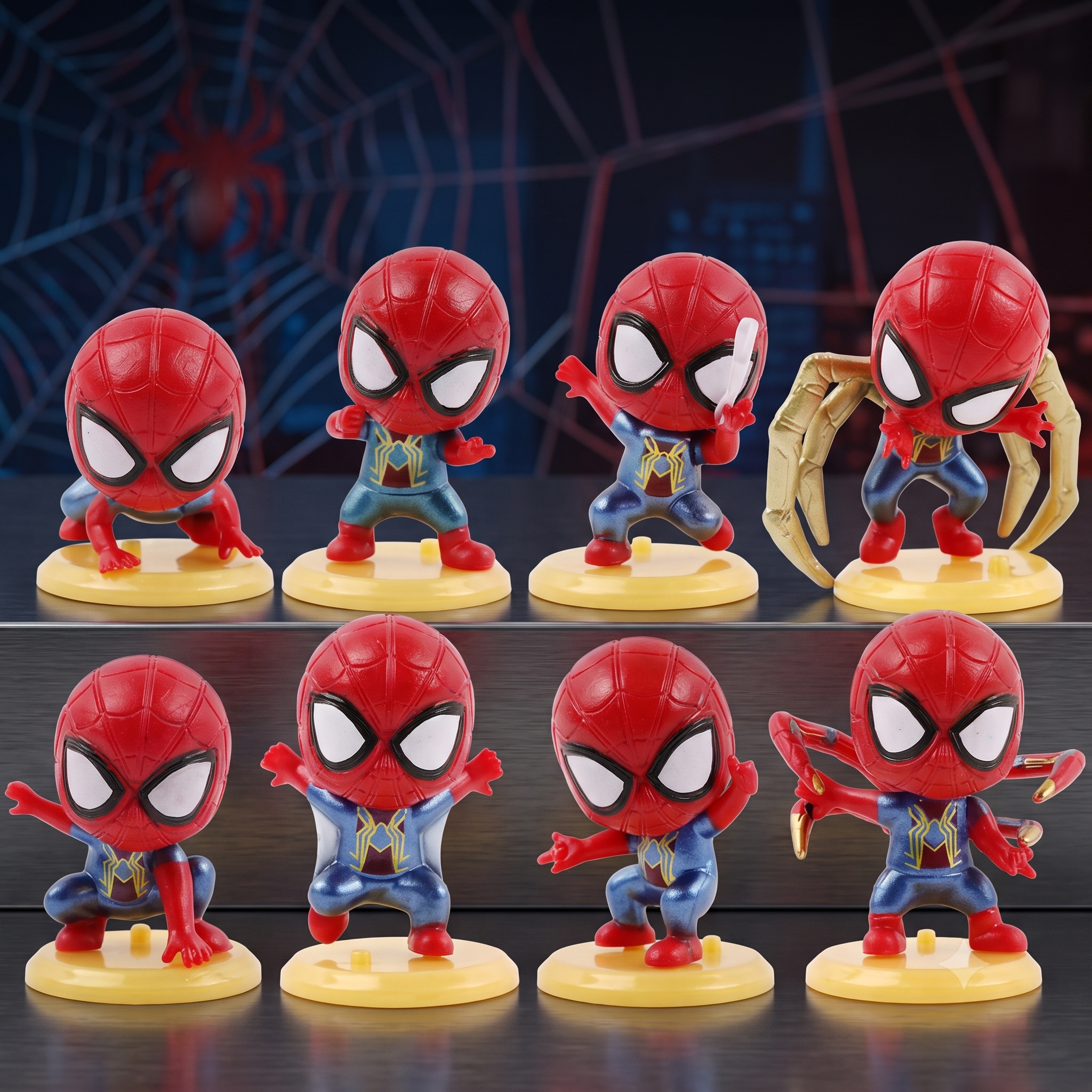 Spiderman Action figure set of 8
