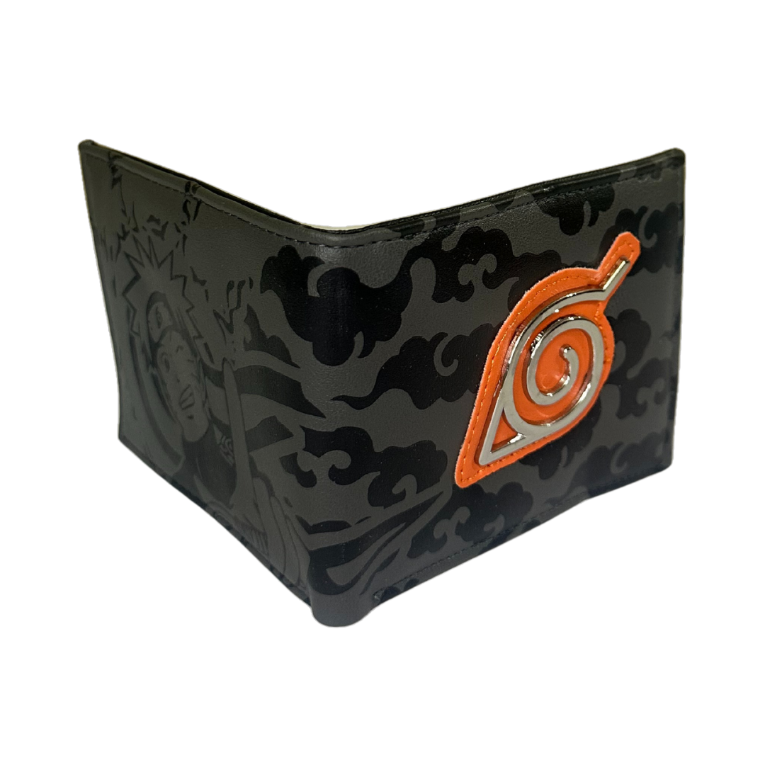 Hidden Leaf Pin Embossed Wallet