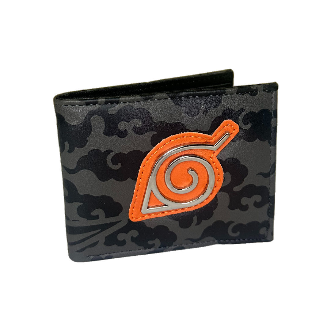 Hidden Leaf Pin Embossed Wallet