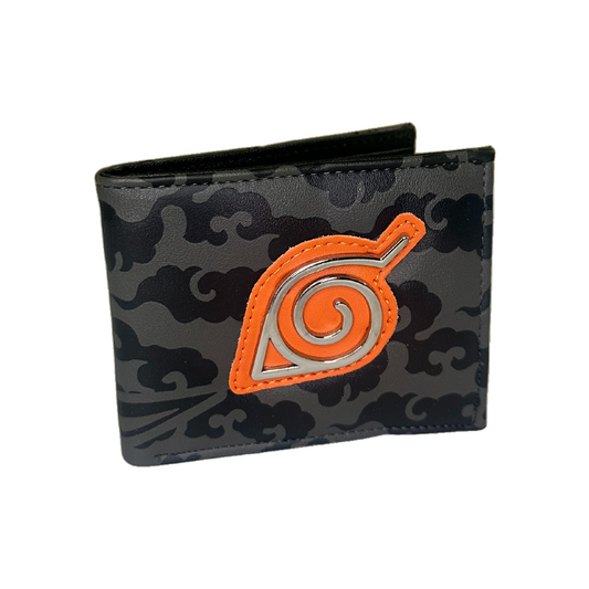Hidden Leaf Pin Embossed Wallet