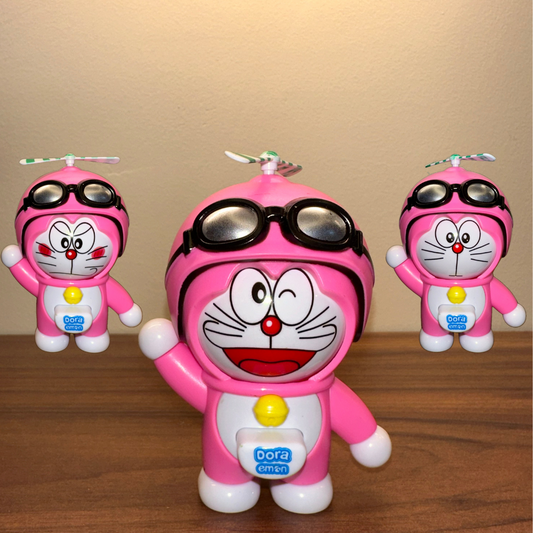 Pink Face Changing Doraemon Keychain