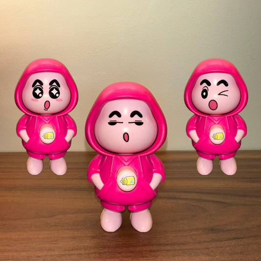 Pink Face Changing Shinchan Keychain