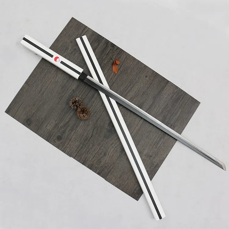White Sasuke Wooden Katana 104cm