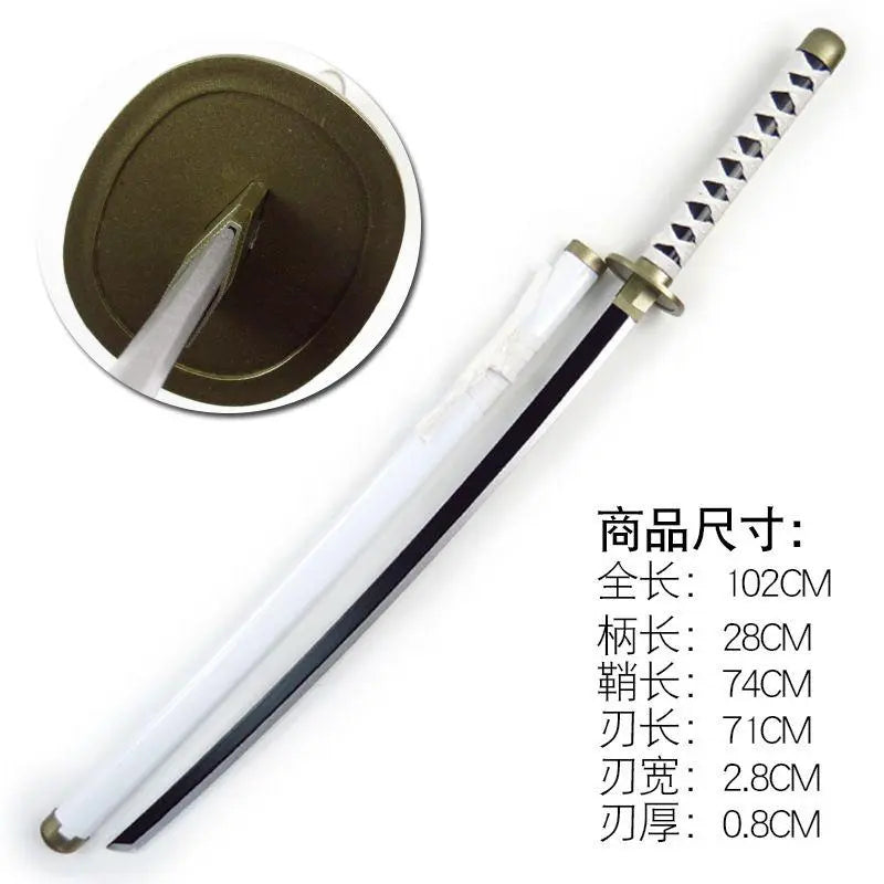 Zoro Wado White Wooden Katana 104cm